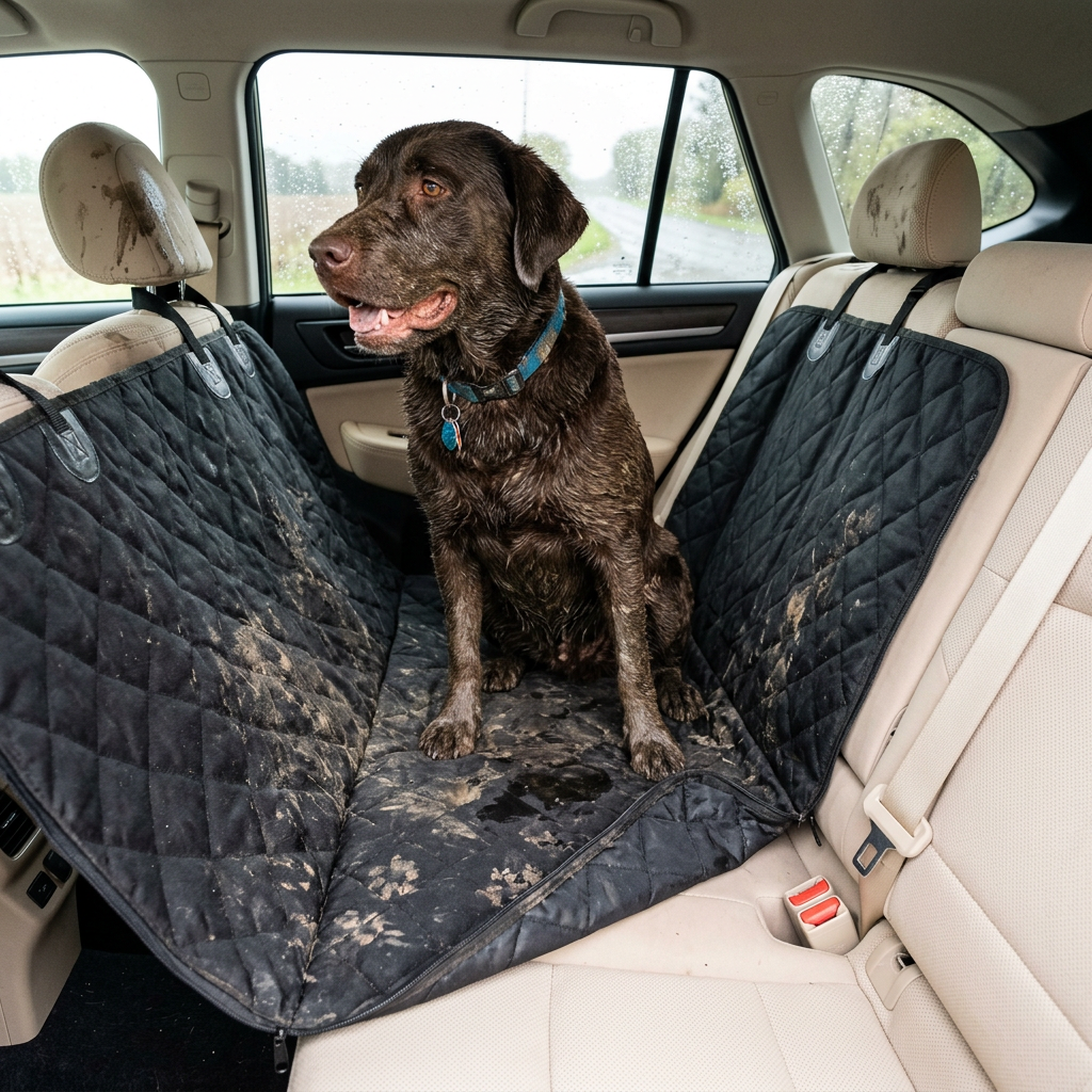 ComfyPupRide™ Waterproof Dog Car Seat Cover — Scratchproof Hammock Protector